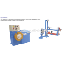 Middle section cable automatic circling machine